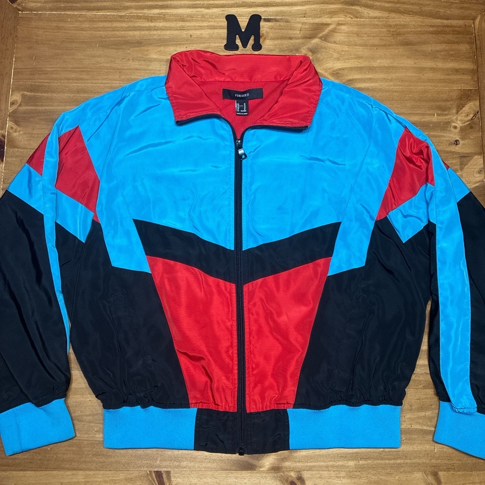 Forever 21 Red and Blue Jacket